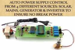 Design of Auto Power Supply Control to Ensure No Break Power