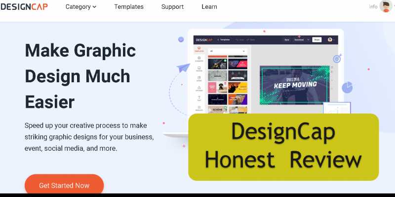 DesignCap Review - Online Graphic Design Software