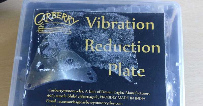 Detailed Review Of The Carberry Motorcycles- Vibration Reduction Plate
