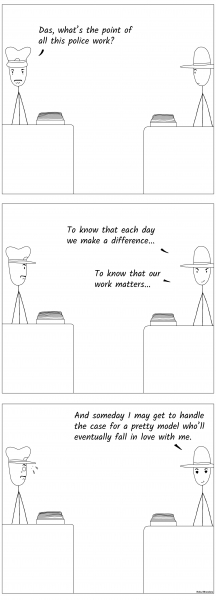 Detective Das: Work Wisdom - The Comic Space