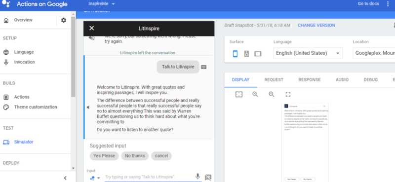 Developing A Google Assistant App With NodeJs, Dialogflow & Firebase Functions - Part 4