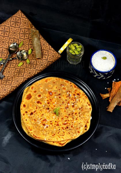 Dhoodh Chini Ka Paratha | Sweet Paratha | Simply Tadka