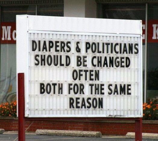 Diapers And Politicians Jokes Image