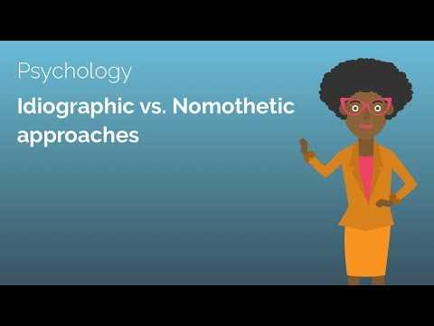 Dichotomy Of Idiographic And Nomothetic Methods Of Research