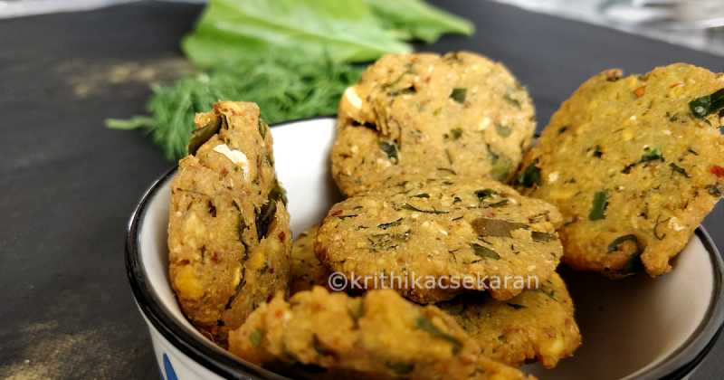 Dill Palak Vada