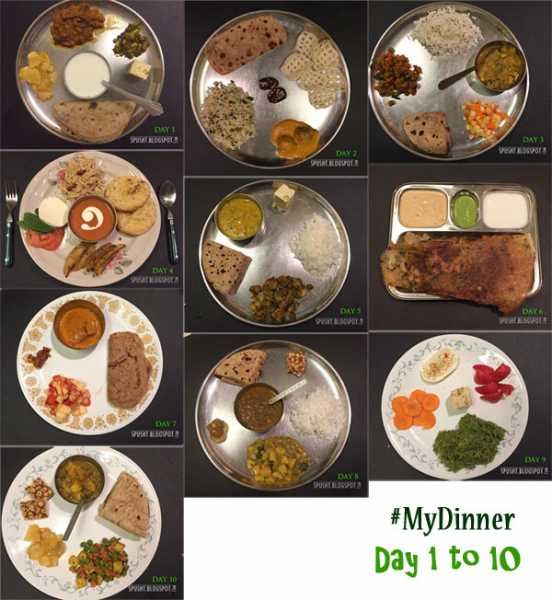 Dinner Day 1 To 10 | 30 Days Of Homemade Vegetarian Meals