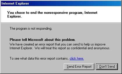 Disable Windows Xp Error Reporting Service
