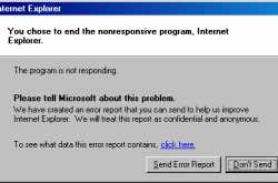 Disable Windows Xp Error Reporting Service