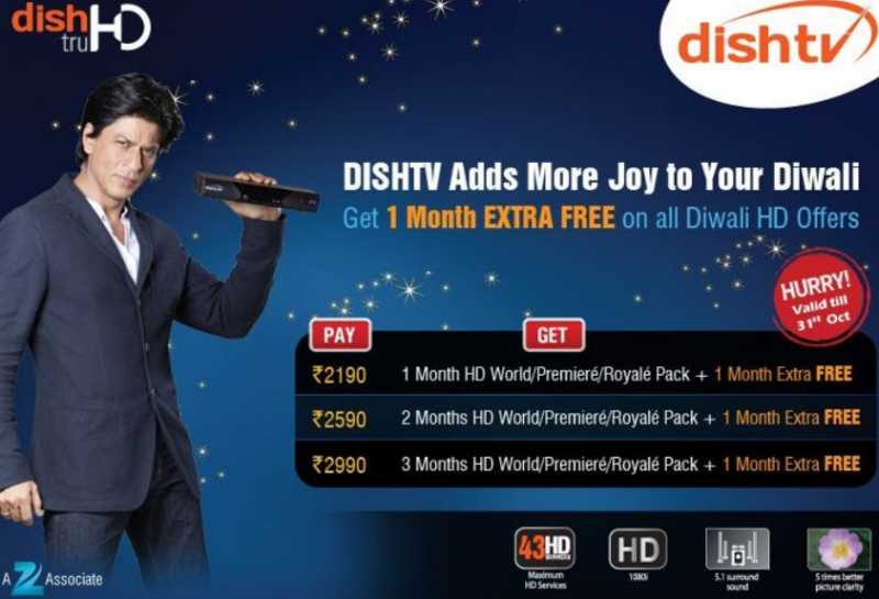 Dish TV HD Pack Diwali Offer 2011