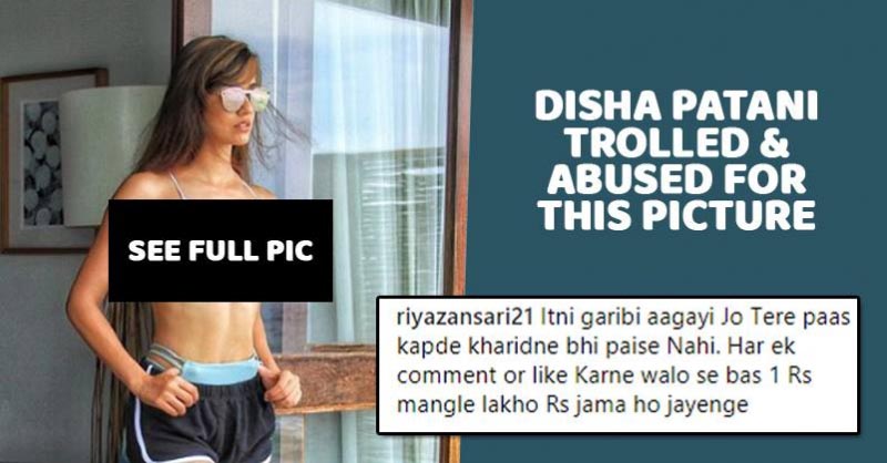 Disha Patani Badly Trolled On Instagram For Wearing Revealing Clothes | Believe4Craze