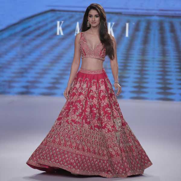 Disha Patani Made Heads Turn At Kalki’s Breath-taking Wedding Collection Show ‘ATHENA’  At BTFW 2018