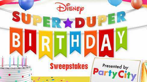 Disney Super Duper Birthday Sweepstakes - Win A Prize Pack