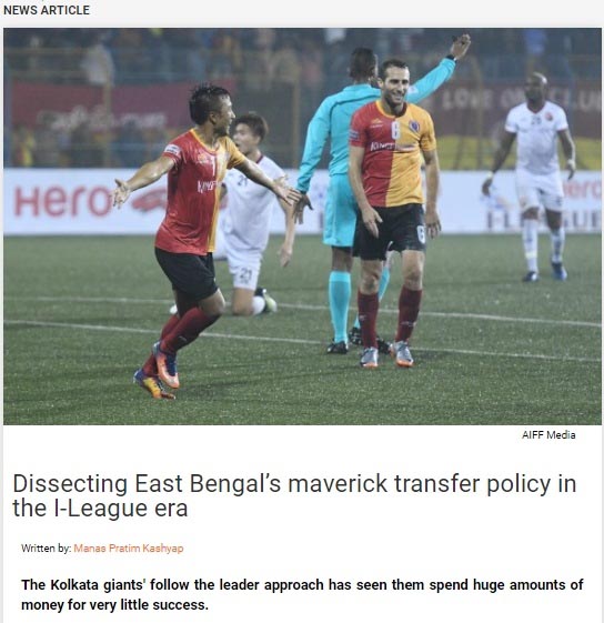 Dissecting East Bengal’s Maverick Transfer Policy In The I-League Era