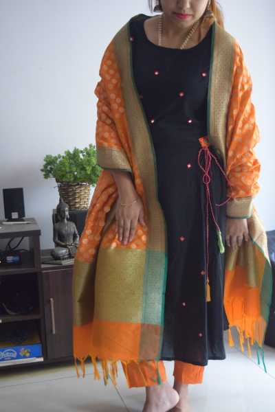 Diwali Dressing Up With Banarasi Dupatta| Ft DesiGoonj
