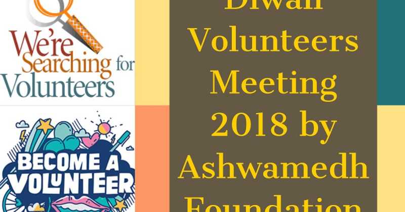 Diwali Volunteers Meeting 2018 Of Ashwamedh Foundation At Garware Institute On 11th Nov 2018 