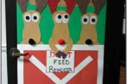 Diy Christmas Office Door Decorations