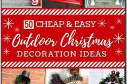 Diy Outdoor Christmas Decorations 2017