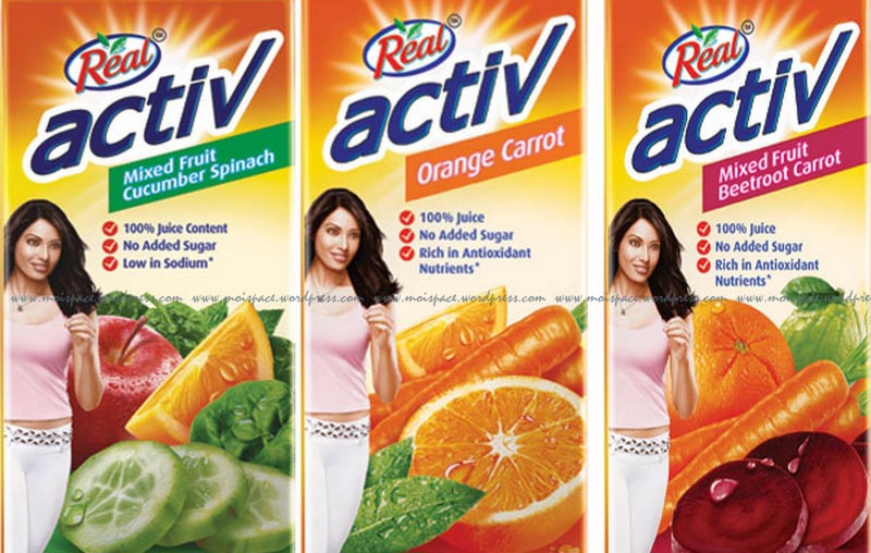 Do-It-Yourself (DIY) Real Active Mixed Fruit & Vegetable Juices Inspired Fruit-Veggie Juice