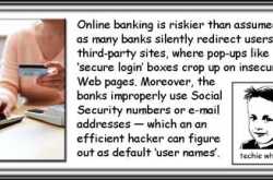 Do you know why banking online is unsafe?