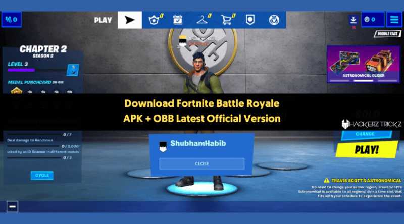 Download Fortnite APK + OBB 12.41 Latest Official Version