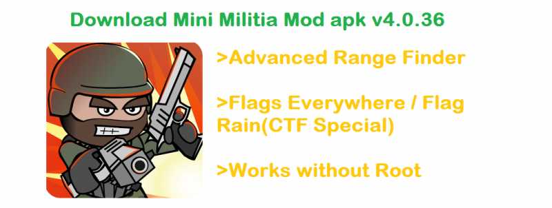 Download Mini Militia Mod Apk-Mini Militia V4.0.36 [No Root,Everything Unlimited} - Mini Militia