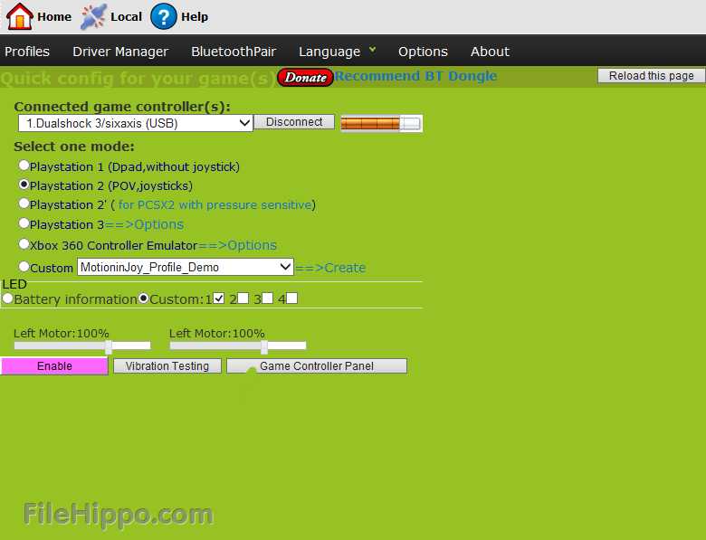 Download MotioninJoy For Windows PC - Latest Version