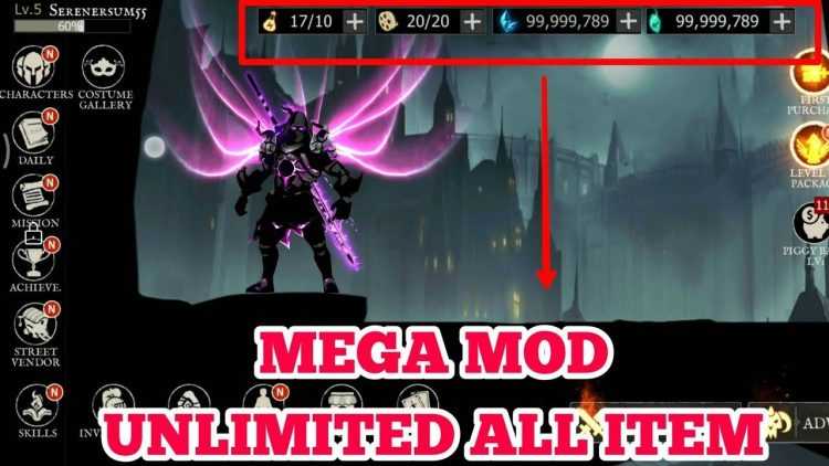 Download Shadow Of Death Mod Apk V 1.38.0.0 [Unlimited Crystals]✅