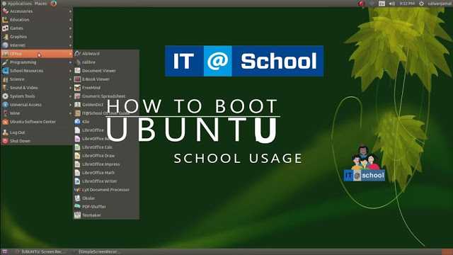 Download And Install IT@School Ubuntu 18.04 Along With Windows 10