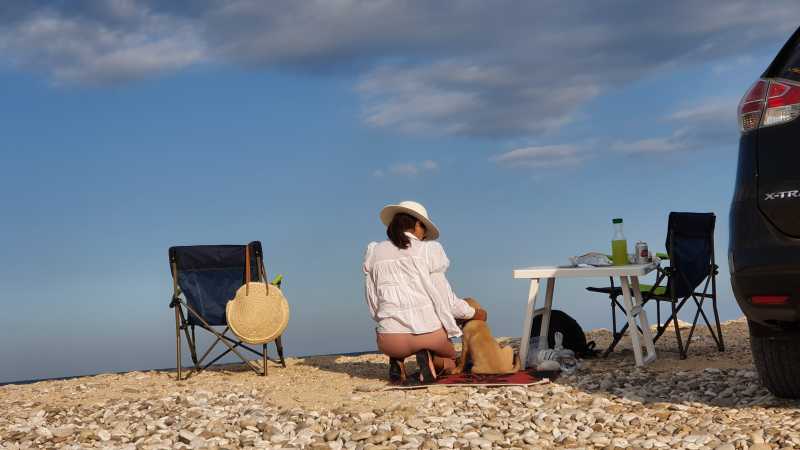Driving To Fins Beach In Oman
