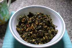 Drumstick Leaves/Muringayila Thoran  Cooked with Coconut