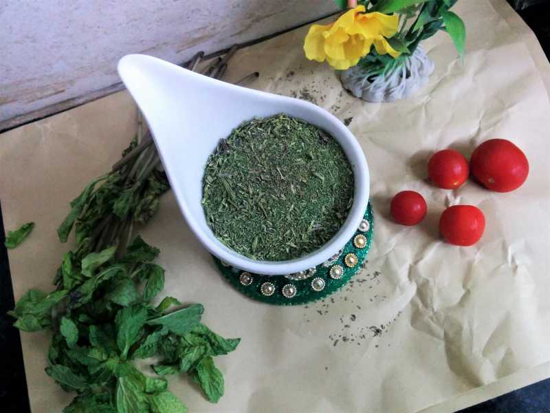Dry Mint Powder - A Summer Favorite