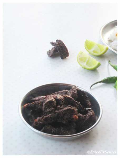 Dry Mutton Kebabs.