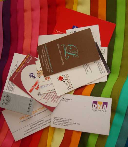 Dumping Business Cards