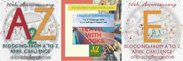 E Is Egypt #TravelWithBooks #AtoZchallenge @AprilA2Z