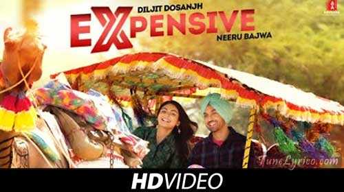 EXPENSIVE Lyrics - Shadaa | Diljit Dosanjh | Tune Lyrico