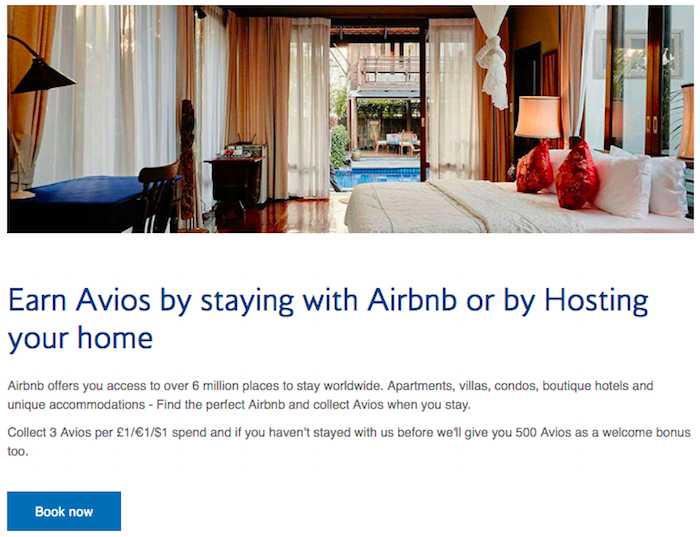 Earn British Airways Avios For Your Airbnb Stays Here On - Live From A Lounge