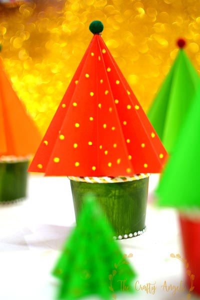 Easy 3D Origami Christmas Tree Making Tutorial For Kids -