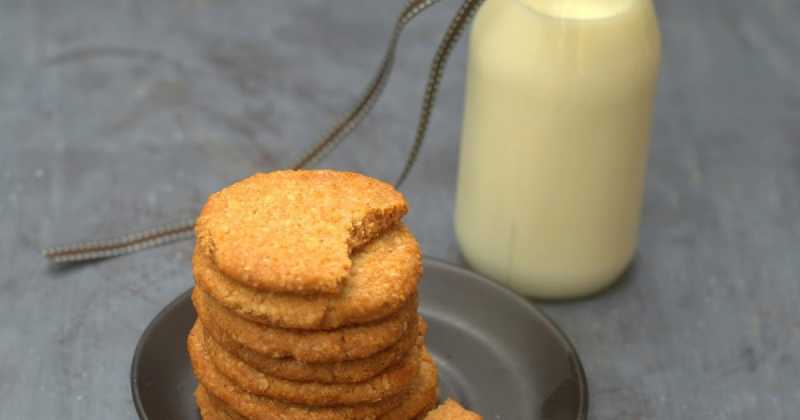 Easy Anzac Biscuits. Eggless Oats & Coconut Cookies(With Video)