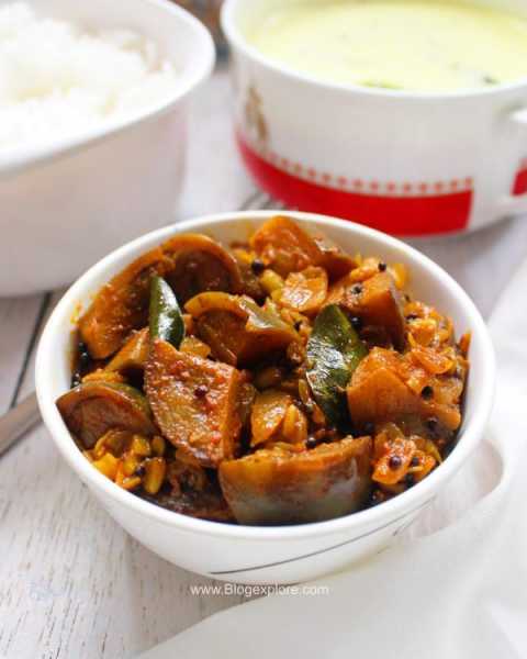 Easy Brinjal Fry | Kathirikai Poriyal - Indian Recipes - Blogexplore