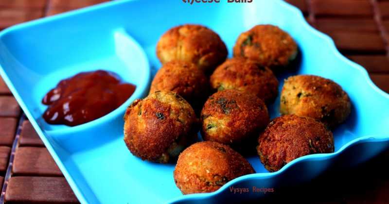 Easy Cheese Balls Recipe (Using Appe/Paniyaram   Pan)