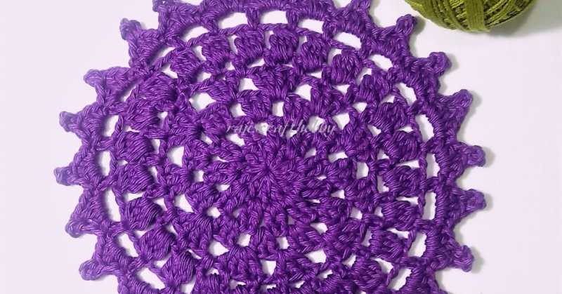 Easy Crochet Doily Coaster