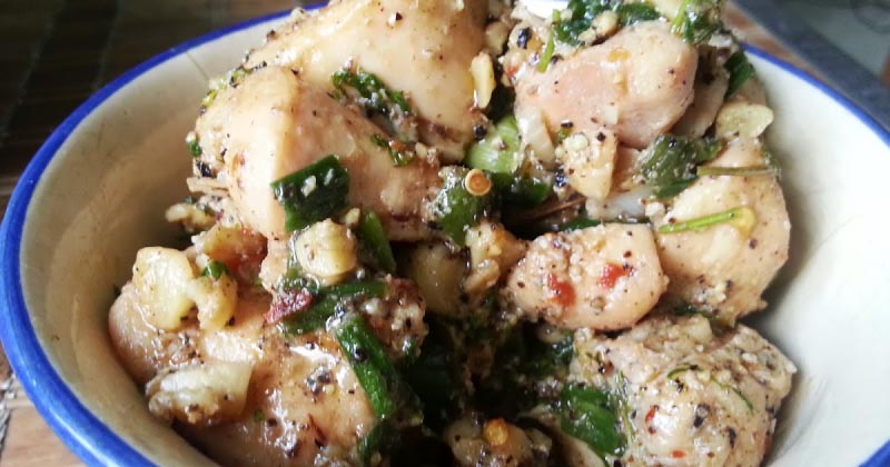 Easy Lemongrass Chicken - Ga Xao Sa Ot (recipe Courtesy GoodFood India  Sept Issue)