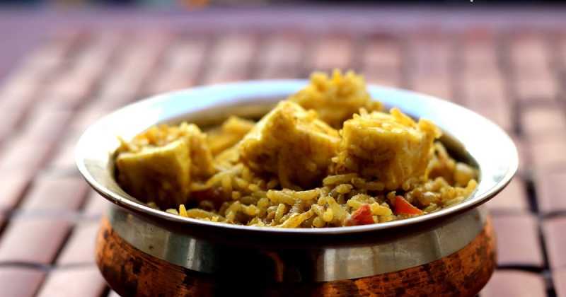 Easy Paneer Biriyani (Pressure Cooker) - Paneer Biriyani 