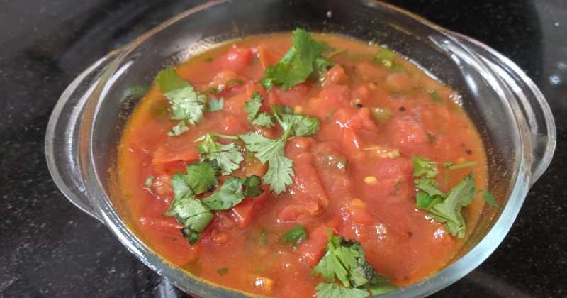 Easy Tomato Khatta/ North Indian Style Tomato Curry