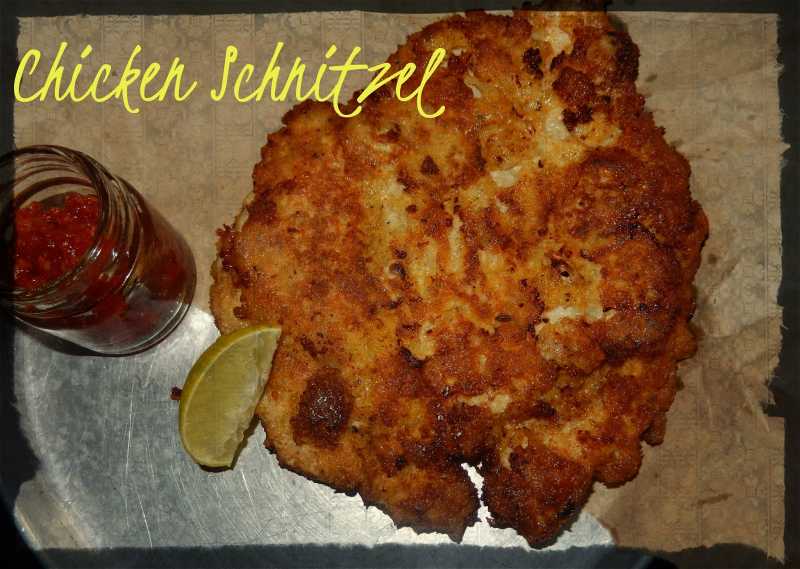Easy Dinner Idea:The Perfect, Hassle Free Chicken Schnitzel 