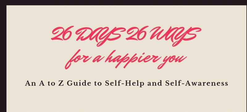Ebook Cover Reveal-26 Days 26 Ways For Happier You