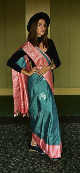 Edgy Saree Look | Palam Silks