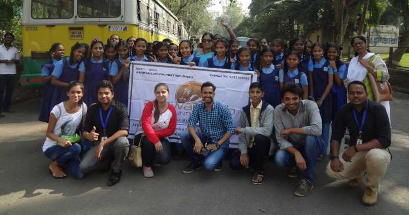 Educational Trip 2018 By Ashwamedh Foundation At Mahanand Dairy Goregaon 