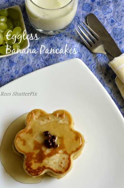 Eggless Banana Pancakes Recipe | How To Make Soft And Fluffy Eggless Pancakes?