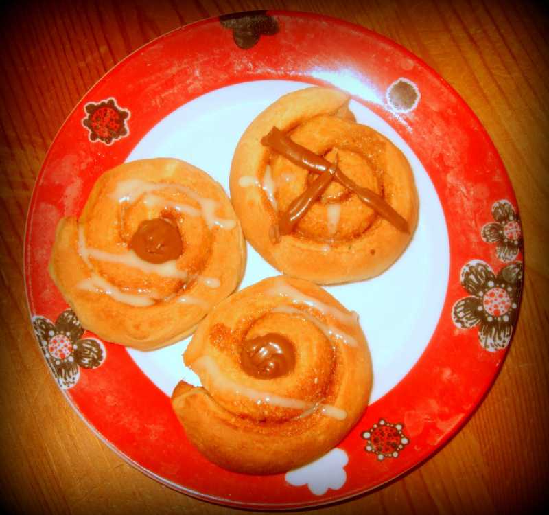 Eggless Cinnamon Rolls